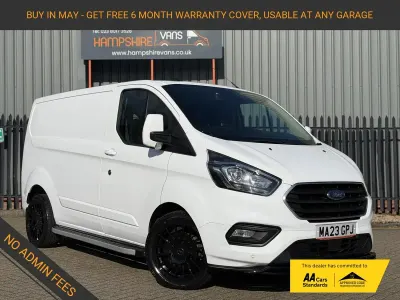 Used Ford Transit Custom Limited 130 HP (95 kW) 2023 White Van