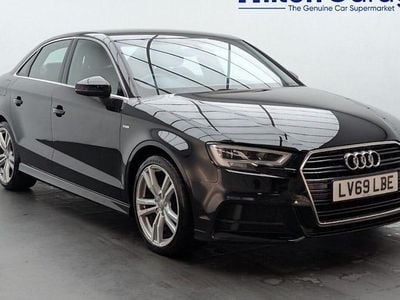 Black Used 2019 Audi A3 S-Line Sedan | £16,350 (Good price)