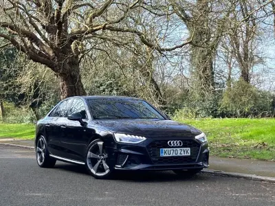 Begagnad Audi A4 Black Edition 190 HK (139 kW) 2020 Svart Sedan