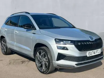 Używany Skoda Karoq SportLine 150 KM (110 kW) 2024 Srebrny SUV