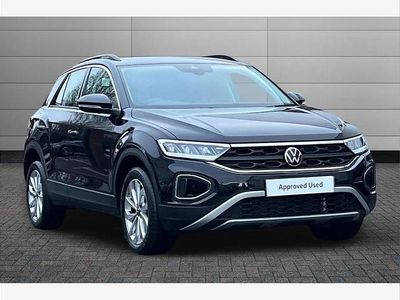 Black Used 2023 VW T-Roc Life SUV | £19,595 (Fair price)