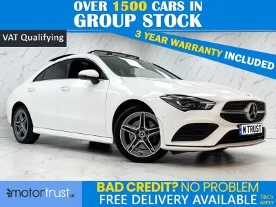 Used Mercedes CLA250e AMG Line Premium Plus 218 HP (160 kW) 2022 White Coupe