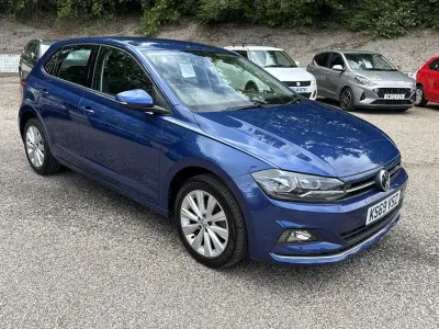 Used VW Polo SEL 2019 Blue Hatchback
