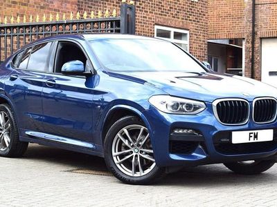 Used BMW X4 M Sport 190 HP (139 kW) 2020 Blue SUV