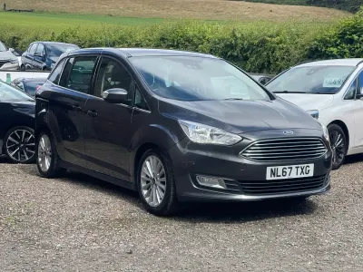 Used Ford Grand C-Max Titanium 125 HP (91 kW) 2017 Grey MPV