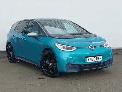 Used VW ID.3 Pro 150 kW (204 HP) 2020 Blue Hatchback