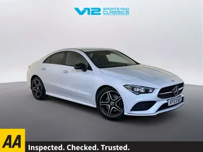 Used Mercedes CLA200 AMG line 163 HP (119 kW) 2023 White Coupe