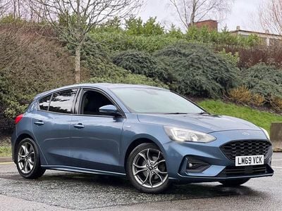 Used Ford Focus ST-Line 125 HP (91 kW) 2019 Blue Hatchback