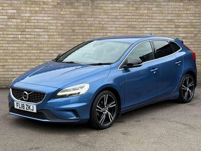 Blue Used 2018 Volvo V40 R-Design Pro Estate | £8,045 (Fair price)