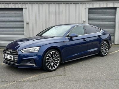 Used Audi A5 Sportback S-Line 252 HP (185 kW) 2017 Blue Hatchback