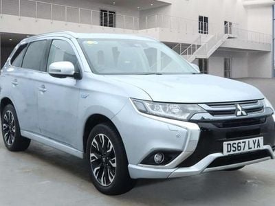 Silver Used 2018 Mitsubishi Outlander P-HEV SUV | £11,500 (Fair price)