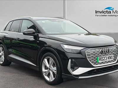 Used Audi Q4 e-tron S-Line 150 kW (204 HP) 2023 Black SUV