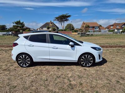 Frozen white Used 2022 Ford Fiesta Titanium Hatchback | £14,995 (Expensive)