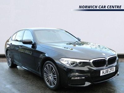 Black Used 2018 BMW 530e M Sport Sedan | £14,995 (Fair price)