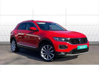 Used VW T-Roc SEL 150 HP (110 kW) 2021 Red SUV