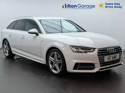 Used Audi A4 S-Line 190 HP (139 kW) 2018 White Estate