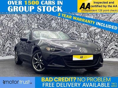 Black Used 2021 Mazda MX5 Inclusive Cabriolet | £18,000 (Fair price)