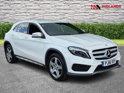 Used Mercedes GLA200 AMG line 136 HP (100 kW) 2016 White SUV