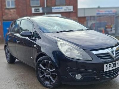 Black Used 2009 Vauxhall Corsa Hatchback | £2,495 (Fair price)