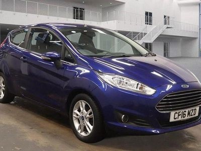 Blue Used 2016 Ford Fiesta Zetec Hatchback | £7,450 (Fair price)