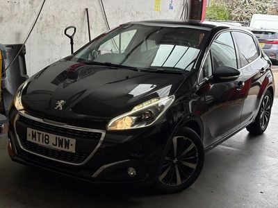 Used Peugeot 208 Allure Premium 2018 Black Hatchback