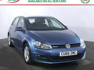 Used VW Golf VII Edition 116 HP (85 kW) 2016 Blue Hatchback