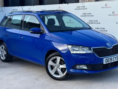 Used Skoda Fabia SE L 110 HP (80 kW) 2019 Blue Estate
