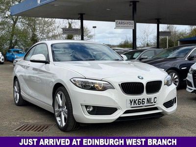 Begagnad BMW 218 Comfort Edition 150 HK (110 kW) 2016 Vit Sportkupé