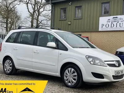 Second-hand Vauxhall Zafira 120 CP (88 kW) 2014 Alb Monovolum