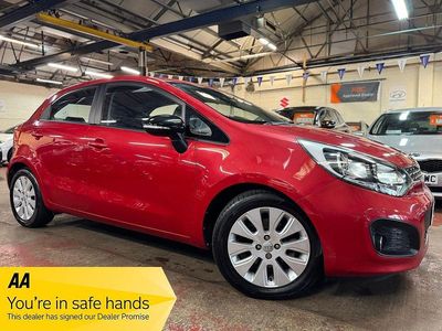Red Used 2013 Kia Rio Hatchback | £5,989 (Fair price)