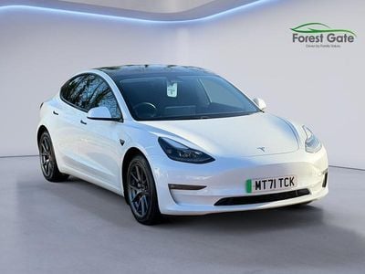 Used Tesla Model 3 Long Range AWD 366 kW (498 HP) 2021 White Sedan