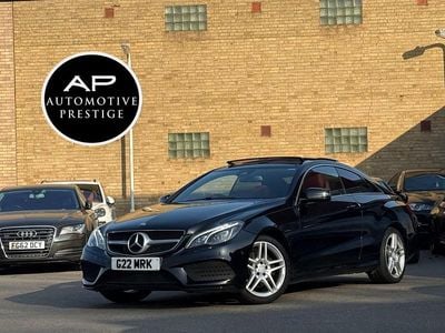 Used Mercedes E200 AMG line 2015 Black Coupe