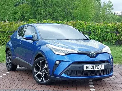 Second-hand Toyota C-HR Design 122 CP (89 kW) 2021 Albastru SUV