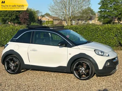 Used Vauxhall Adam Rocks 70 HP (51 kW) 2016 White Hatchback