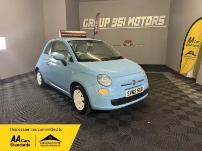 Used Fiat 500 Pop 69 HP (50 kW) 2012 Blue Hatchback
