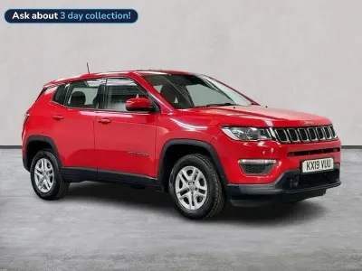 Begagnad Jeep Compass Sport 120 HK (88 kW) 2019 Röd SUV