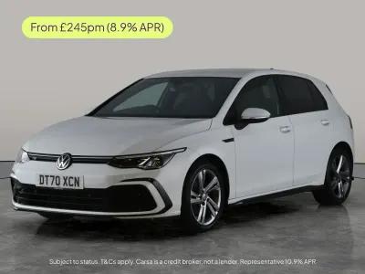 Begagnad VW Golf VII R-line 130 HK (95 kW) 2021 Vit Halvkombi