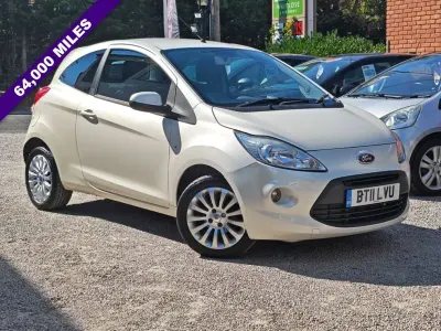 Used Ford Ka Zetec 69 HP (50 kW) 2011 White Hatchback