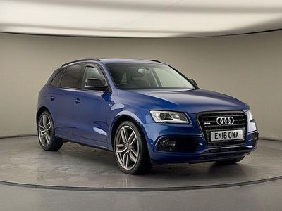 Used Audi SQ5 Design 340 HP (250 kW) 2016 Sepang blue pearlescent/sepang blue pearlescent SUV
