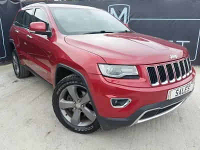 Used Jeep Grand Cherokee Limited 243 HP (178 kW) 2014 Red SUV