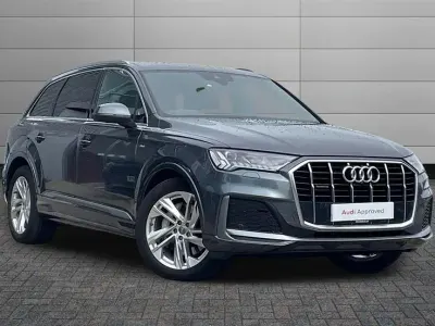 Usado Audi Q7 S-Line 286 HP (210 kW) 2020 Cinzento SUV