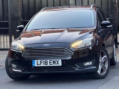 Used Ford Focus Zetec 125 HP (91 kW) 2018 Black Estate