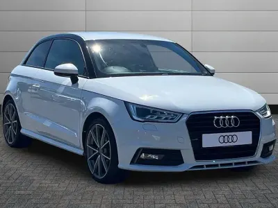 Used Audi A1 S-Line 125 HP (91 kW) 2016 White Hatchback