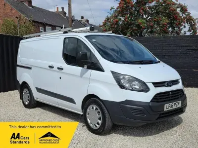 Used Ford Transit Custom 100 HP (73 kW) 2016 White Van