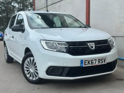 Begagnad Dacia Sandero Ambiance 2017 Vit Halvkombi