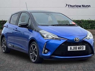 Used Toyota Yaris 111 HP (81 kW) 2018 Blue/black Hatchback
