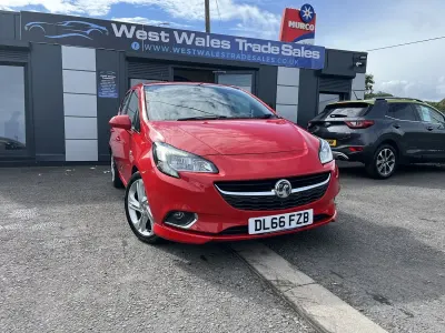 Used Vauxhall Corsa SRi 88 HP (64 kW) 2016 Red Hatchback