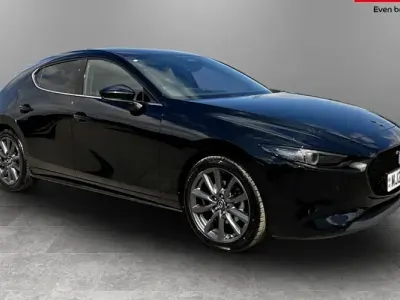 Used Mazda 3 Exclusive-Line 140 HP (102 kW) 2025 Black Hatchback
