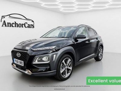 Black Used 2018 Hyundai Kona Premium SUV | £11,395 (Fair price)