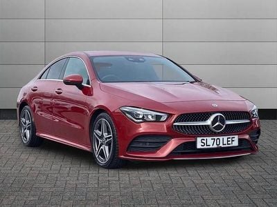 Used Mercedes CLA180 AMG Line Premium 136 HP (100 kW) 2021 Red Sedan